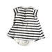 A White Short Sleeve Bodysuits from Petit Bateau in size 0-3M for girl. (Back View)