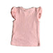 A Pink Sleeveless Tops from Seed in size 0-3M for girl. (Back View)