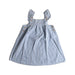 A Blue Sleeveless Dresses from Bout'Chou in size 2T for girl. (Front View)