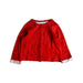 A Red Cardigans from Petit Bateau in size 2T for girl. (Front View)