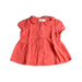 A Pink Short Sleeve Shirts from Cyrillus in size 3T for girl. (Front View)