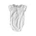 A White Short Sleeve Bodysuits from Jacadi in size 6-12M for girl. (Back View)