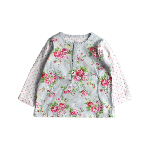 A Pink Long Sleeve Tops from Cath Kidston in size 3-6M for girl. (Front View)