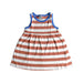 A White Sleeveless Dresses from Petit Bateau in size 2T for girl. (Front View)