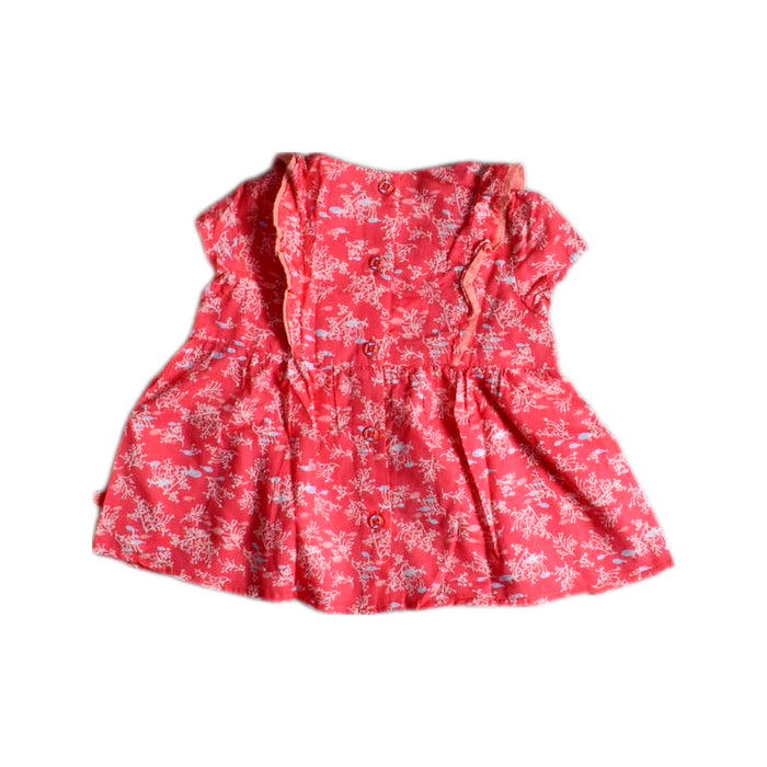 A Pink Short Sleeve Tops from Sergent Major in size 6-12M for girl. (Back View)