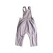 A Blue Long Overalls from Cyrillus in size 12-18M for girl. (Front View)