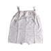 A White Sleeveless Rompers from Jacadi in size 12-18M for girl. (Front View)