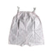 A White Sleeveless Rompers from Jacadi in size 12-18M for girl. (Back View)