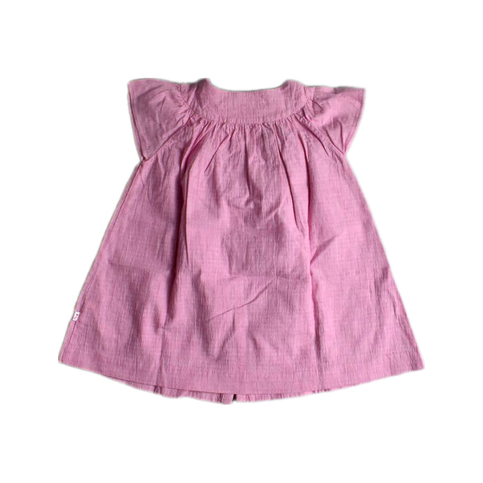 A Pink Sleeveless Shirts from Jacadi in size 12-18M for girl. (Back View)