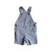 A Blue Overall Shorts from Bout'Chou in size 6-12M for boy. (Front View)