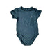 A Blue Short Sleeve Bodysuits from Raph and Remy in size 6-12M for neutral. (Front View)