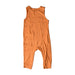 A Peach Long Overalls from Mori in size 6-12M for neutral. (Back View)