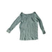 A Green Pyjama Sets from Mori in size 6-12M for girl. (Back View)