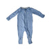 A Blue Onesies from Raph and Remy in size 3-6M for girl. (Front View)