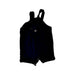 A Black Sleeveless Rompers from Mori in size 3-6M for girl. (Back View)