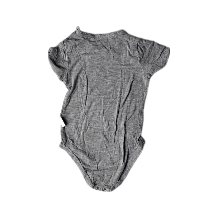 A Grey Short Sleeve Bodysuits from Raph and Remy in size 6-12M for girl. (Back View)