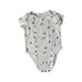 A Blue Short Sleeve Bodysuits from Mothercare in size 6-12M for girl. (Front View)