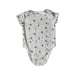 A Blue Short Sleeve Bodysuits from Mothercare in size 6-12M for girl. (Back View)