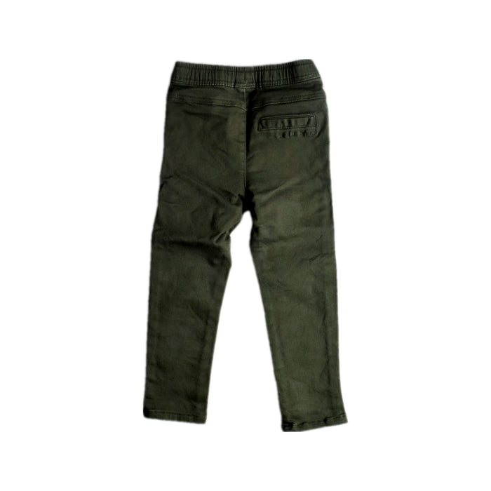A Green Casual Pants from Seed in size 4T for boy. (Back View)