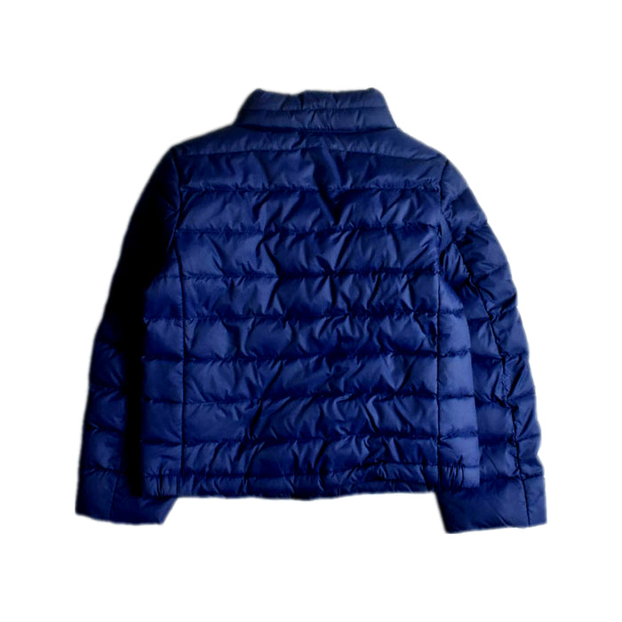 A Blue Puffer/Quilted Jackets from Polo Ralph Lauren in size 3T for neutral. (Back View)