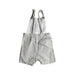 A White Overall Shorts from Petit Bateau in size 3T for boy. (Back View)