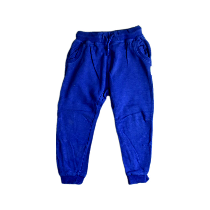 A Blue Sweatpants from Purebaby in size 3T for boy. (Front View)