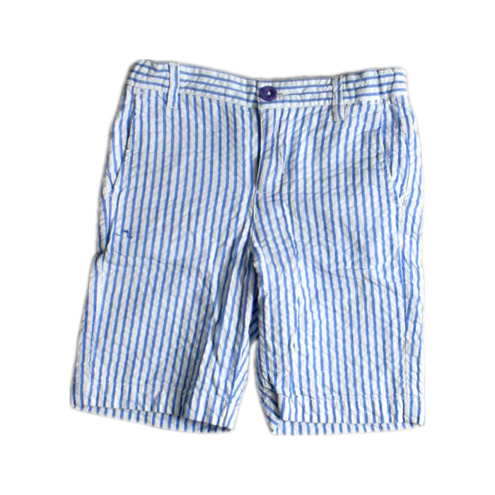 A Blue Shorts from Château de Sable in size 4T for boy. (Front View)