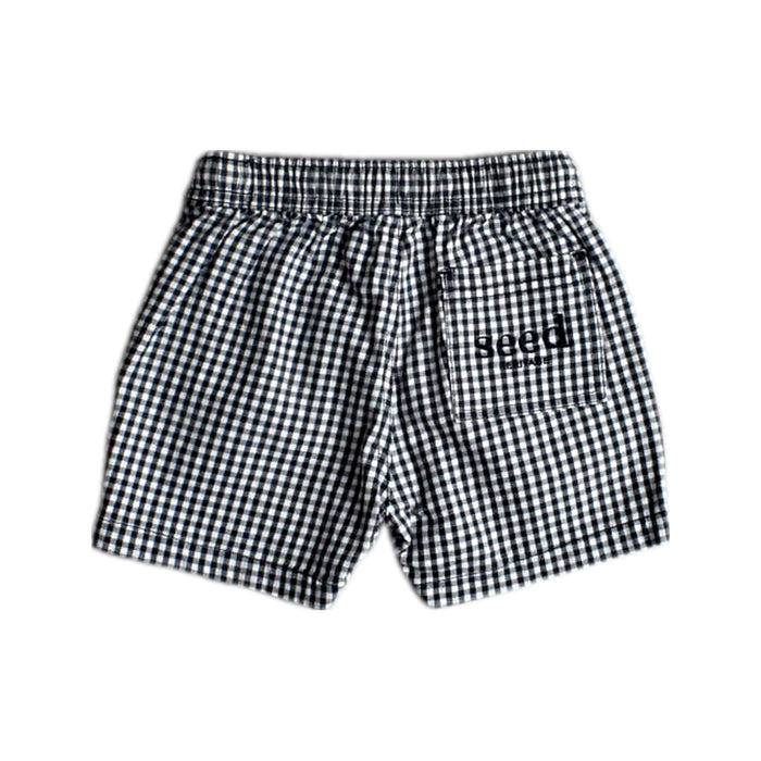 A Black Shorts from Seed in size 3T for boy. (Back View)
