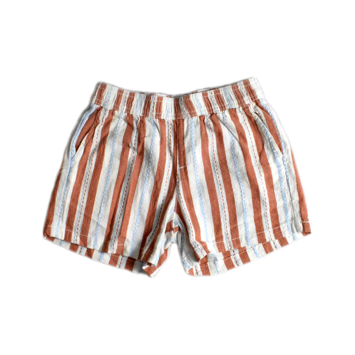 A Orange Shorts from Seed in size 3T for boy. (Front View)
