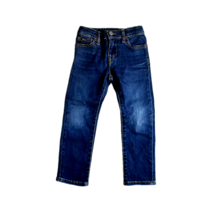 A Blue Jeans from Polo Ralph Lauren in size 3T for boy. (Front View)