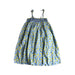 A Blue Sleeveless Dresses from Jacadi in size 10Y for girl. (Front View)