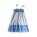 A Blue Sleeveless Dresses from Sunuva in size 9Y for girl. (Front View)