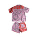 A Red Shorts Sets from Seed in size 8Y for boy. (Back View)