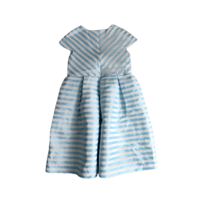 A Blue Short Sleeve Dresses from Jacadi in size 10Y for girl. (Back View)