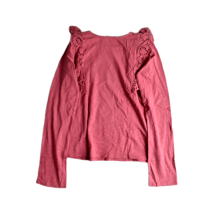 A Pink Long Sleeve Tops from Country Road in size 10Y for girl. (Back View)