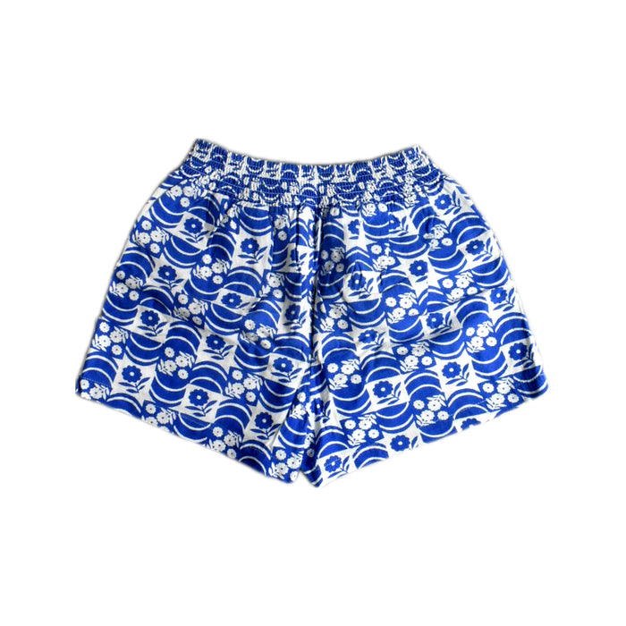 A Blue Shorts from Seed in size 9Y for girl. (Back View)