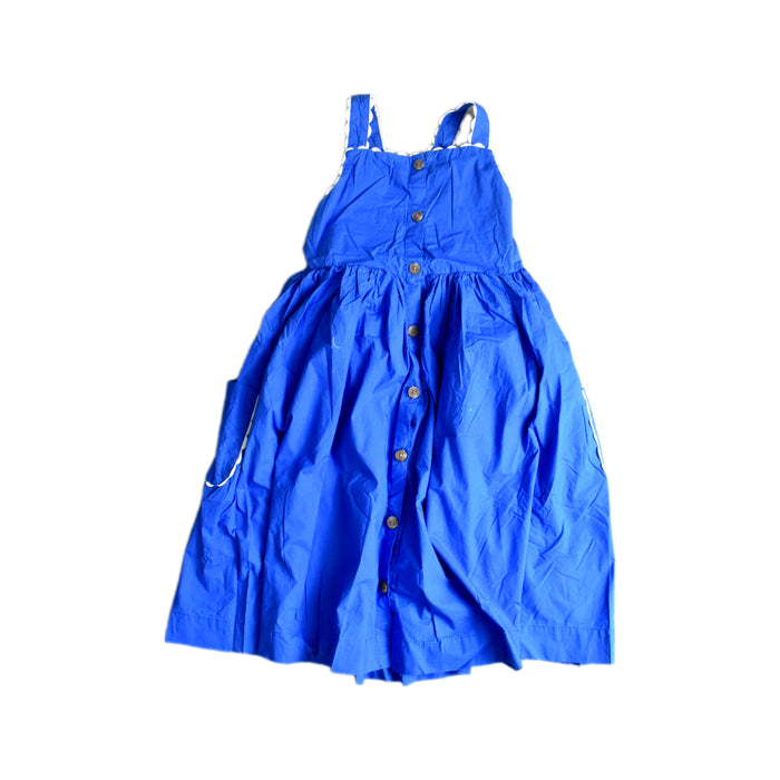 A Blue Sleeveless Dresses from Seed in size 10Y for girl. (Front View)