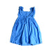 A Blue Sleeveless Dresses from Château de Sable in size 10Y for girl. (Back View)