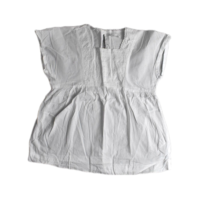 A White Short Sleeve Tops from Château de Sable in size 12Y for girl. (Front View)