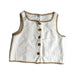 A White Sleeveless Tops from Seed in size 12Y for girl. (Front View)