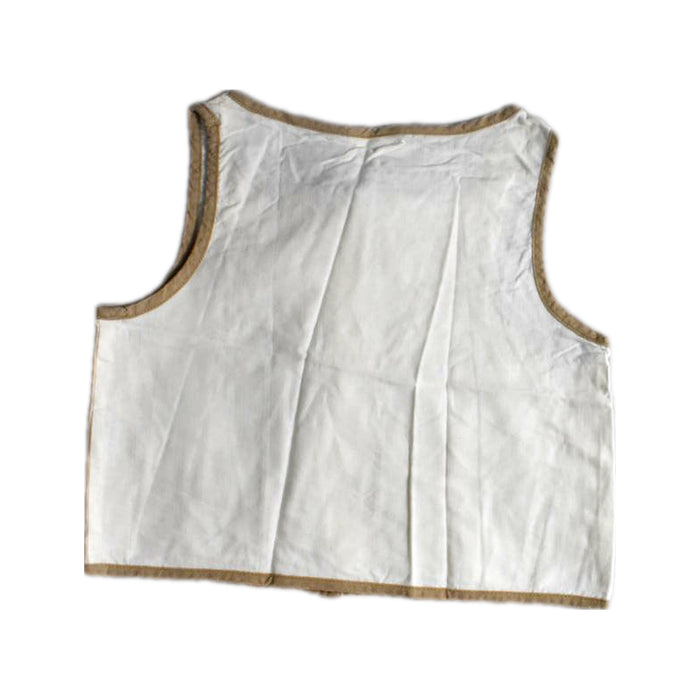 A White Sleeveless Tops from Seed in size 12Y for girl. (Back View)