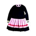 A Black Long Sleeve Dresses from Jacadi in size 10Y for girl. (Front View)