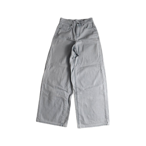 A Grey Casual Pants from Seed in size 12Y for girl. (Front View)