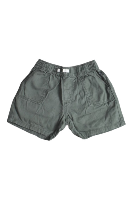 A Green Shorts from Petit Bateau in size 3T for boy. (Front View)