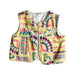 A Multicolour Dress Up Vests from Louise Misha in size 6T for girl. (Front View)