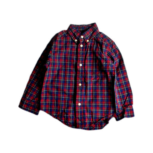 A Red Long Sleeve Shirts from Ralph Lauren in size 3T for boy. (Front View)