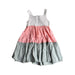 A White Sleeveless Dresses from Pink Heart in size 5T for girl. (Back View)