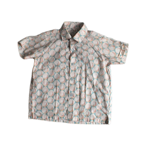 A White Short Sleeve Shirts from Elizabeth Little in size 2T for boy. (Front View)