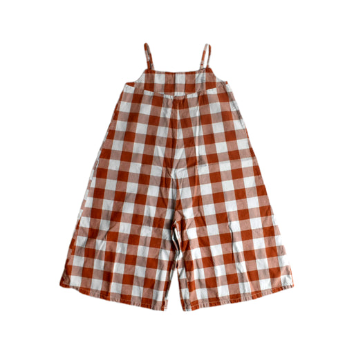 A Orange Sleeveless Jumpsuits from Bobo Choses in size 4T for girl. (Front View)