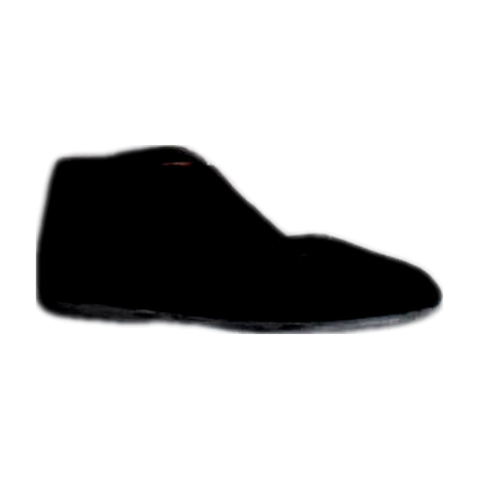 A Black Flats from La Coqueta in size 5T for girl. (Front View)